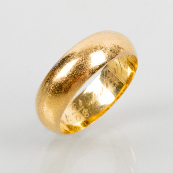 RING, 20k guld, svenska stämplar, vikt ca 6,3 g
