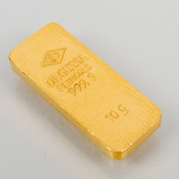 GULTACKA, Degussa Feingold (999,7), vikt 10 g