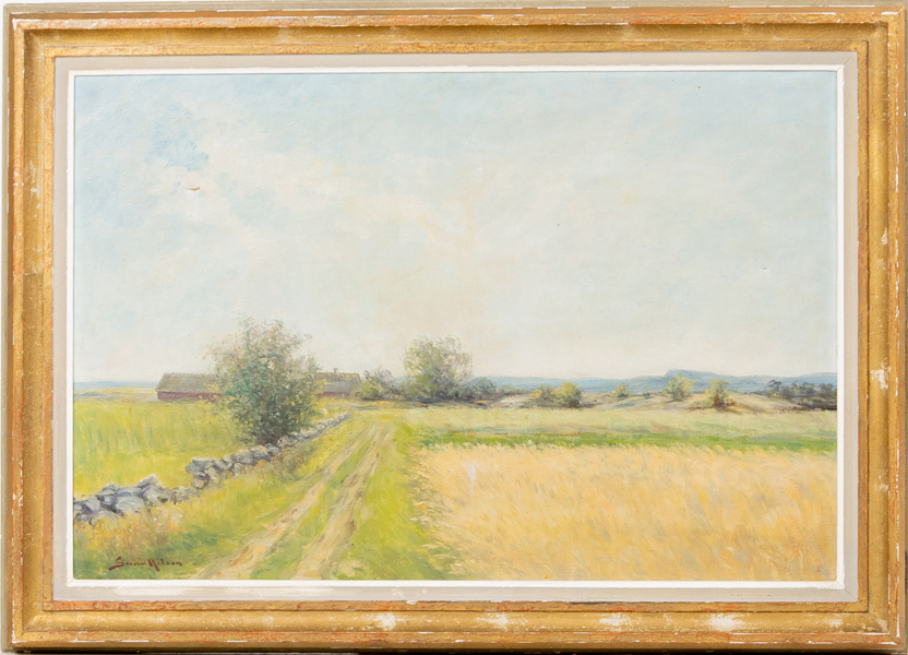 SEVERIN NILSON (1846-1918), olja på duk, signerad