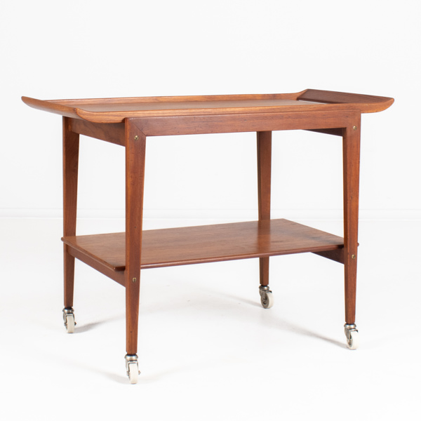 SERVERINGSVAGN, Peter Hvitt och Ola Molgard, 1950-tal, teak 