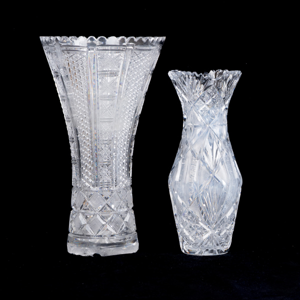 VASER, 2 st, glas, 1900-talets andra hälft