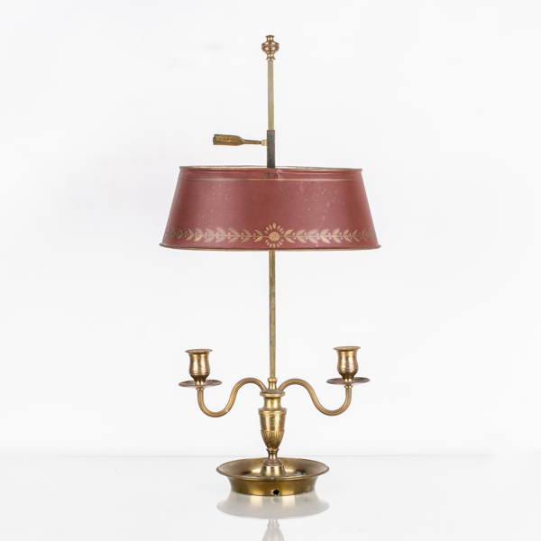 BOUILOTTELAMPA, mässing, empirestil, 1800-/1900-tal