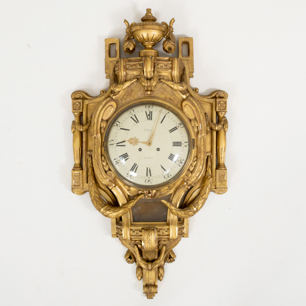 VÄGGPENDYL, gustaviansk stil, J Kluge Stockholm, sannolikt tidigt 1900-tal