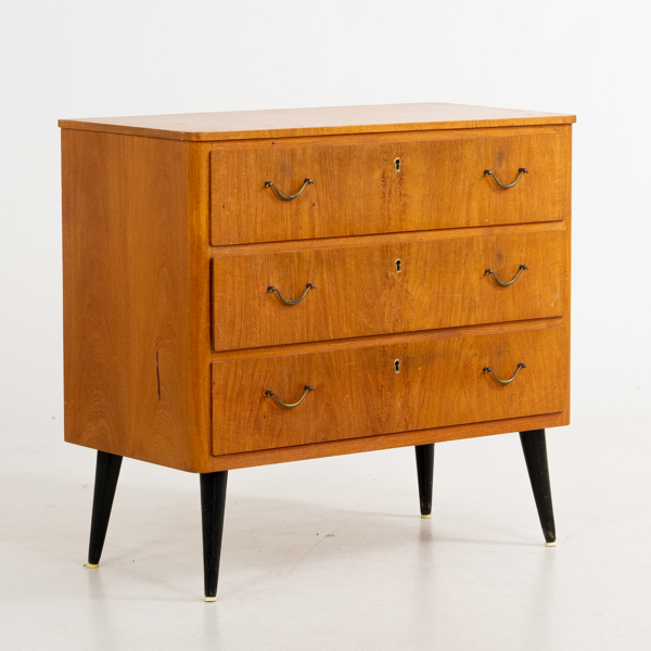 BYRÅ, teak, 1950-/60-tal