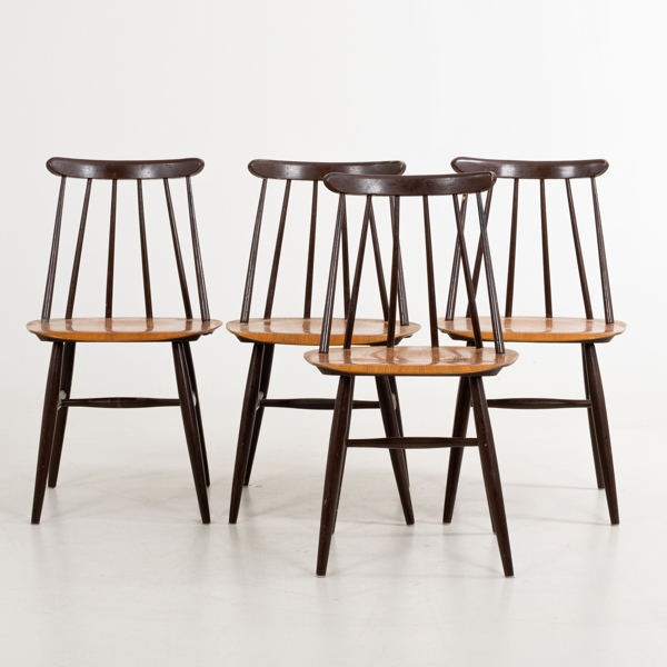  IIMARI TAPIOVAARA, 4 stolar, "Fanett", Edsbyverken, 1950-/60-tal