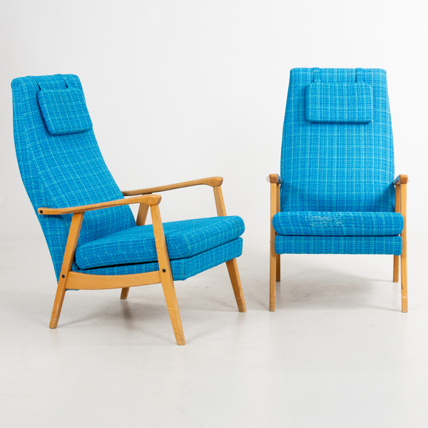 FÅTÖLJER, 1 par, 1960-tal