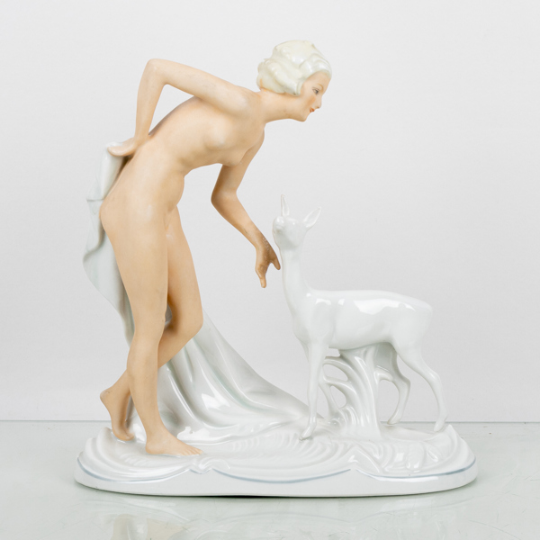FIGURIN, porslin, Schaubachkunst, 1900-talets mitt