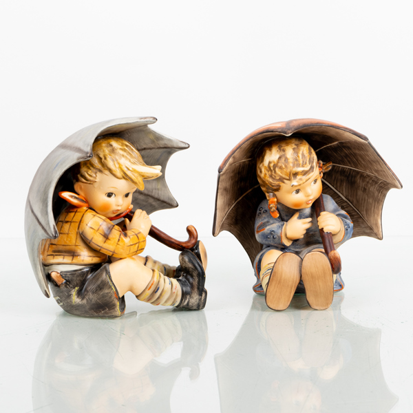 FIGURINER, 2 st, porslin, Goebel, Tyskland