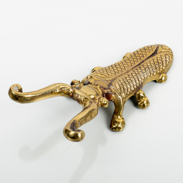 STÖVELKNEKT, mässing, Gert Karlssons Metallgjuteri Ullared, 1900-/2000-tal