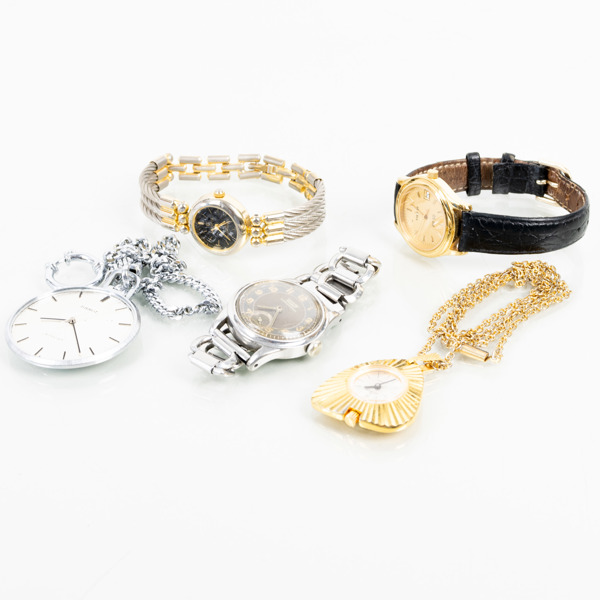 ARMBANDSUR OCH FRACKUR, 5 del, bla Tissot