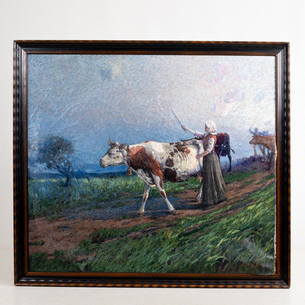 EMIL ZOIR (1867-1936), olja på duk, signerad