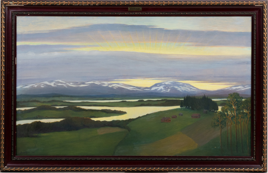 SVANTE KEDE (1877-1955), olja på duk, signerad och daterad 1910