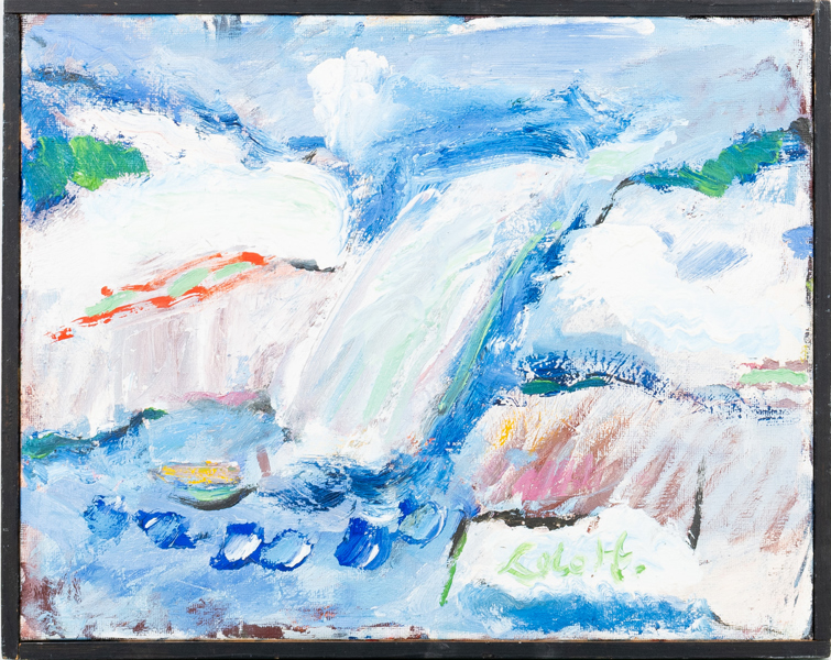 LOLO HOLMQUIST (1920-2004), olja på duk, signerad