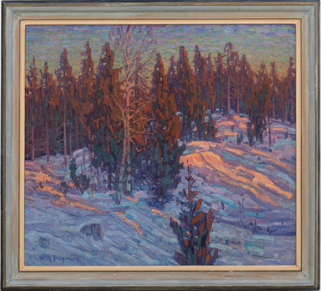 WILHELM BEHM (1859-1934), olja på duk, signerad