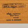 BRUNO MATHSSON, bokvagga, Firma Karl Mathsson