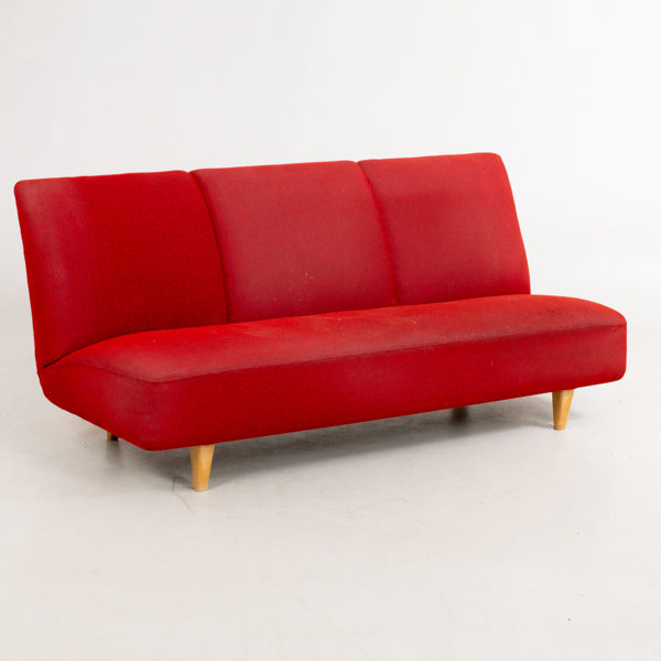 BRUNO MATHSSON, soffa, "T201", Firma Karl Mathsson, brännmärkt, inköpt år 1964