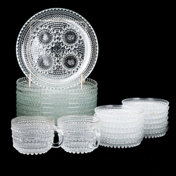 SERVISDELAR, 24 del, glas, Nuutajärvi, Finland, 1900-talets andra hälft
