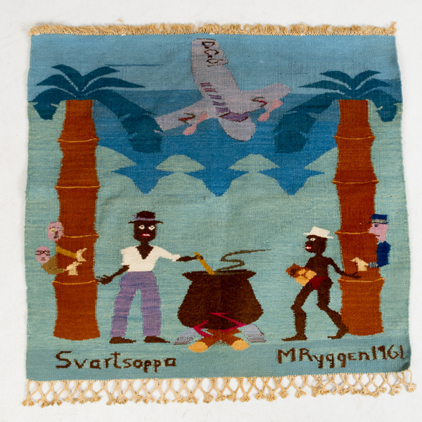 MONA RYGGEN (Norge, 1932-2011), gobeläng, flamskväv, signerad och daterad M Ryggen 1961