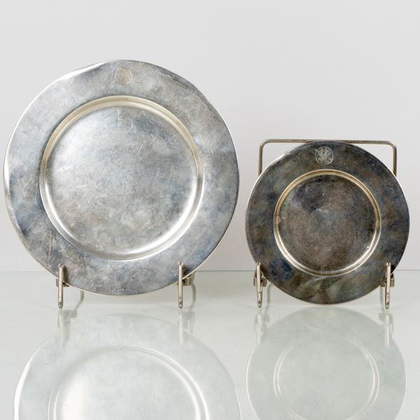 FAT, 2 st, silver. 1950-tal, tot vikt ca 150 g