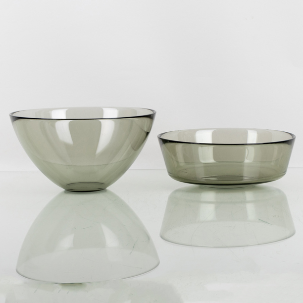 SKÅLAR, 2 st, glas, "Fuga", Orrefors