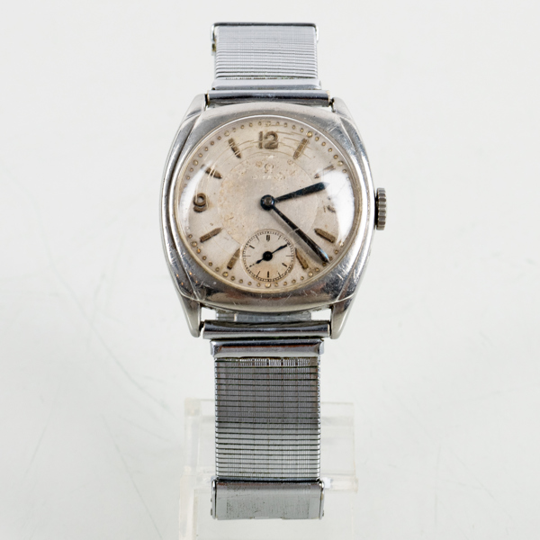 HERRARMBANDSUR, Omega, stål, 1900-talets första hälft