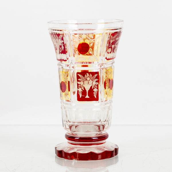 VAS, glas, Böhmen, sannolikt tidigt 1900-tal