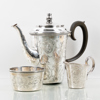 HELGE LINDGREN (1895‑1982), 3 del kaffeservis, Firma K Andersson, Stockholm 1945