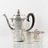 HELGE LINDGREN (1895‑1982), 3 del kaffeservis, Firma K Andersson, Stockholm 1945