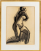 ISAAC GRÜNEWALD (1889-1946), krita på papper, signerad