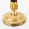 LJUSSTAKAR, 1 par, brons, Frankrike, 1800-tal