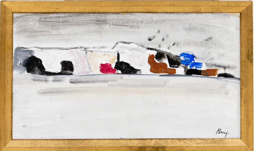 BRITTMARI JACOBSON (1918-1992), olja på pannå, signerad