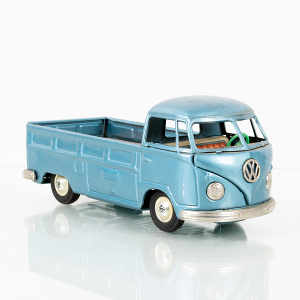 MODELLBIL, VW Pickup Truck Friction, Bandai Japan, 1900-taltes mitt