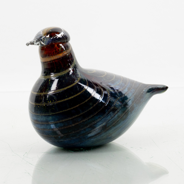 OIVA TOIKKA (Finland, 1931-2019), skulptur, glas, Nuutajärvi, Iittala, signerad