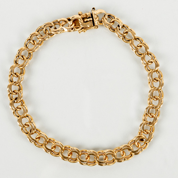 ARMBAND, 18k guld, vikt ca 13,9 g