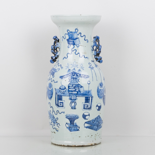 URNA, porslin, Kina, 1800-tal