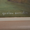 GUSTAV SUNDIN (1888-1964), olja på duk, signerad 