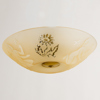 TAKPLAFOND, glas och mässing, 1930-/40-tal