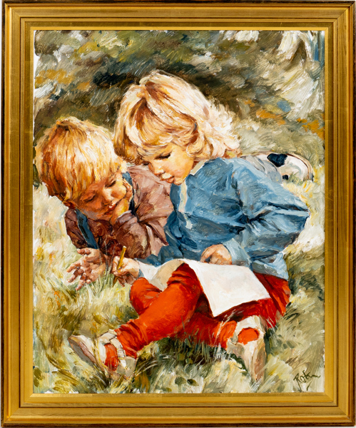 CHARLES ROKA (Ungern/Norge, 1912-1999), olja på duk, signerad