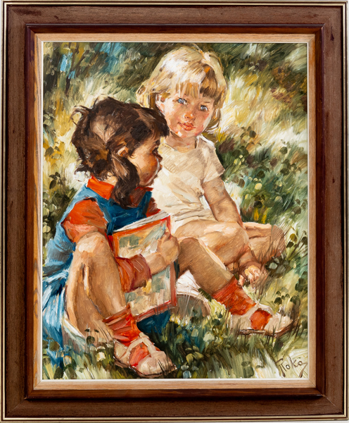 CHARLES ROKA (Ungern/Norge, 1912-1999), olja på duk, signerad