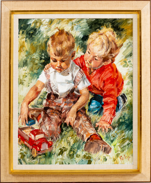 CHARLES ROKA (Ungern/Norge, 1912-1999), olja på duk, signerad