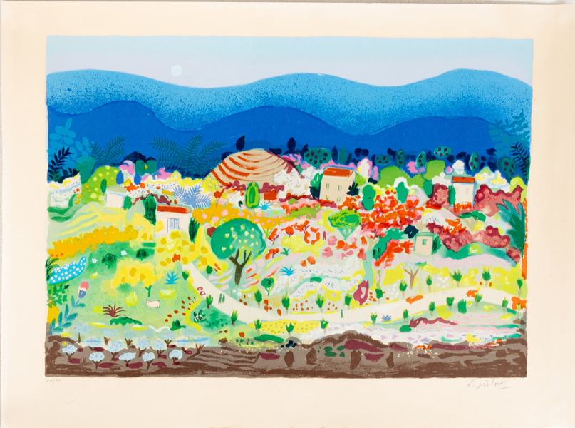 LENNART JIRLOW (1936-2020), färglitografi, signerat och numrerad 210/310