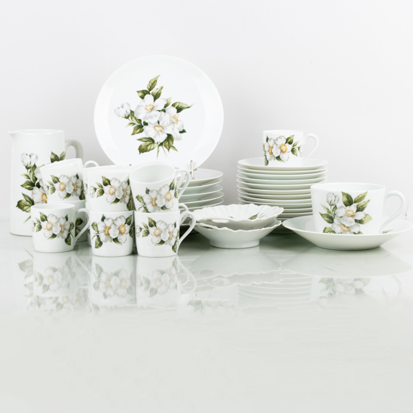 SERVISPORSLIN, 23 del, porslin, Porcelaine De Paris, 1900-talets mitt