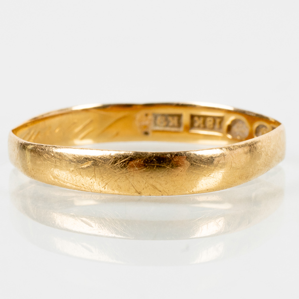 RING, 18k guld, vikt ca 2 g