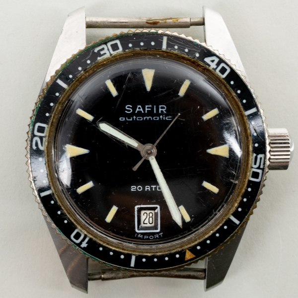 HERRARMBANDSUR, Safir Automatic, stål, 1900-talets andra hälft