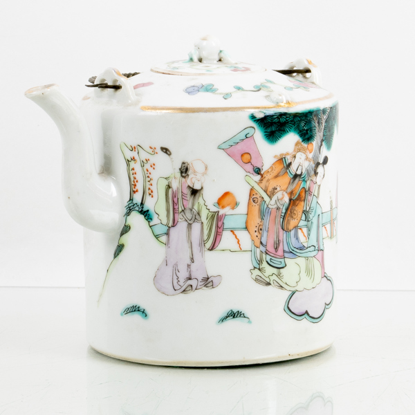 TEKANNA, porslin, Kina, 1800-tal