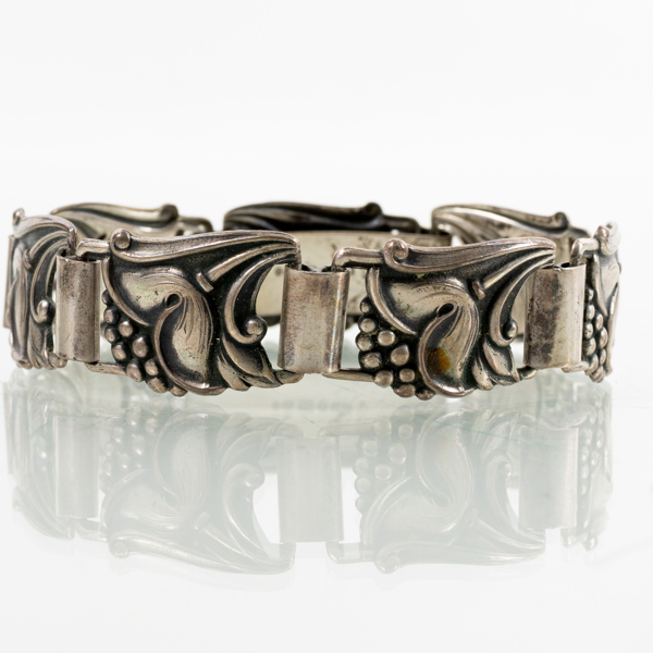 ARMBAND, silver, svenska stämplar 1950