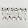KAFFESKEDAR, 12 st, silver, "Chippendale", GAB, 1960, tot vikt ca 150 g