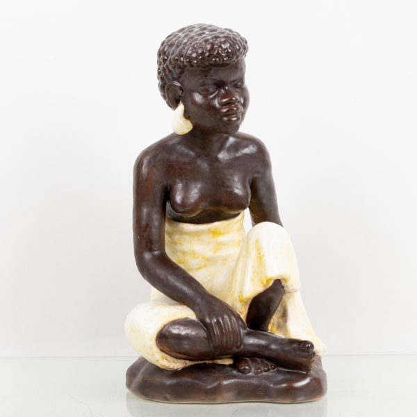 FIGUR, keramik, Søholm, Bornholm, 1900-talets mit