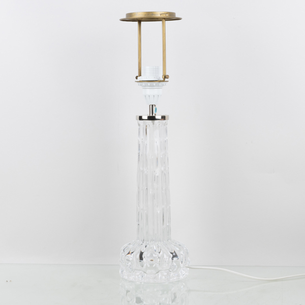 BORDSLAMPA, glas, sannolikt Carl Fagerlund, 1900-talets andra hälft