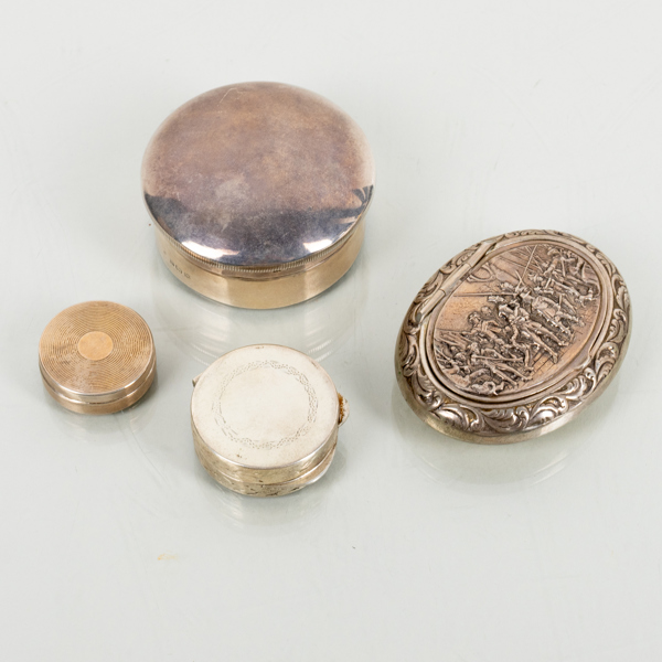 DOSOR, 4 st, silver, 1900-tal, tot vikt ca 80 g